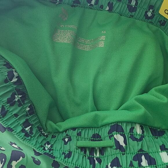 All In Motion Run Shorts Womens Xs Lined Mid Rise Run Shorts Green xsmall - Picture 6 of 13